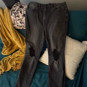 Good American Black Skinny Jeans Modern Fit